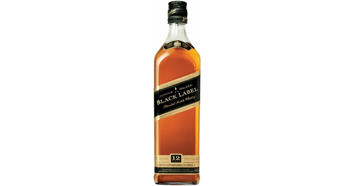 Виски Johnnie Walker Black label / Джонни Уокер Блэк Лейбл 12 лет